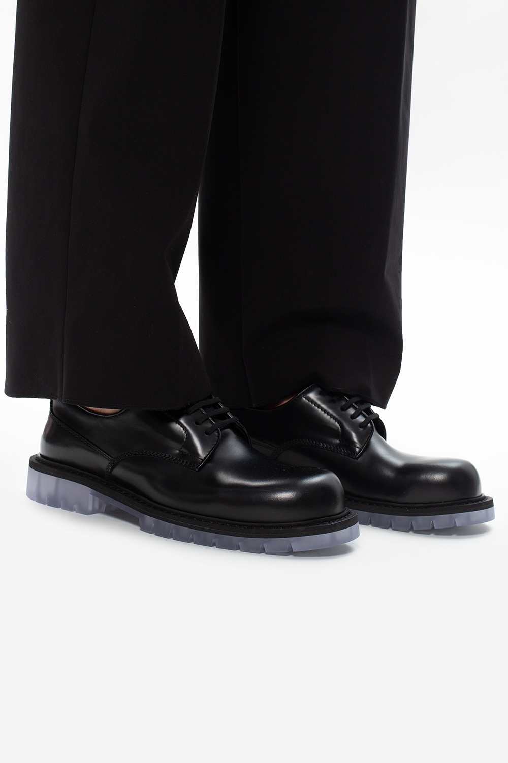 Black 'BV Stilt' platform Derby shoes Bottega Veneta - Vitkac Canada